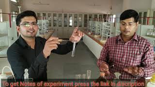 Class 12  Chemistry Practical Test of Alcohol [upl. by Camm713]