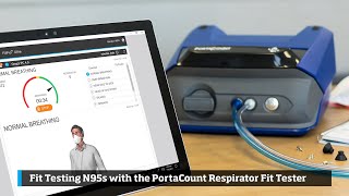 Fit Testing N95s with the PortaCount Respirator Fit Tester [upl. by Jens]