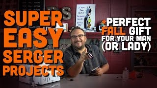 Dad Sews A Simple Serger Project [upl. by Safoelc575]