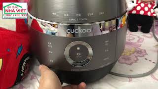 Hướng dẫn sử dụng nồi cơm điện cao tần áp suất cao cấp Cuckoo JHR1060FD [upl. by Aicelaf292]