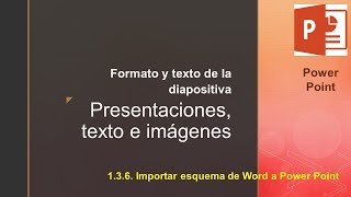 01 03 06 Importar esquema de Word a PowerPoint [upl. by Radack]