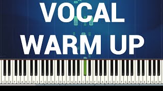 ♬ VOCAL WARM UPS 1 3 OCTAVES MAJOR SCALES ♬ [upl. by Yreffoeg]