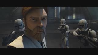 Star Wars The Clone Wars  ObiWan vs Grievous 1080p [upl. by Ahsekad]