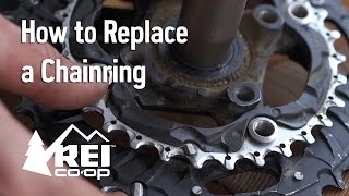 Bike Maintenance How to Replace a Chainring [upl. by Belita]