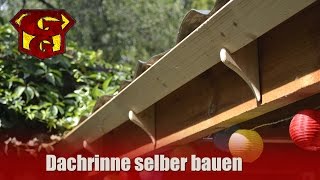 Dachrinnen selber herstellen  Garagengurus 8 [upl. by Infield]