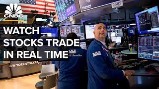 Watch stocks trade in real time after Dows third worstday ever– 3172020 [upl. by Ketti450]