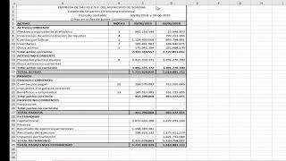 Estados de situación financiera bajo NIIF [upl. by Atiram]