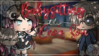 Babysitting the ceos son  Gacha Life  GLMM  Gacha Life Mini Movie [upl. by Gunas]