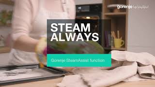 How it works • Gorenje • OptiBake ovens • SteamAssist [upl. by Odie]