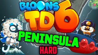 BTD6  Peninsula  Hard [upl. by Iznik]