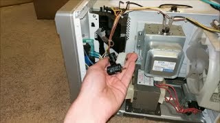 Faulty Microwave Interlock Switch Repair [upl. by Thissa990]