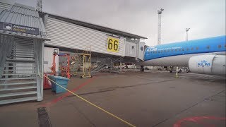 Sweden Stockholm Arlanda Airport Terminal 2 arriving with KLM flight from Amsterdam [upl. by Mariken]