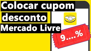 Como ADICIONAR CUPOM DESCONTO no MERCADO LIVRE [upl. by Rao597]