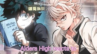 aldera High react to deku as Sanemi part 2 [upl. by Hidie]