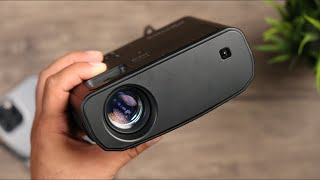 ELEPHAS Portable iPhone Projector Demo and Review [upl. by Ymme]