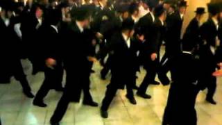 Chasidim dancing at a wedding in Israel [upl. by Nomae686]