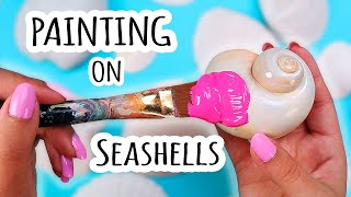 Painting on Seashells AGAIN [upl. by Yaron344]