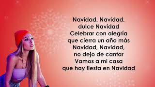 Danna Paola Morat  Dulce Navidad LetraLyrics [upl. by Kendre]