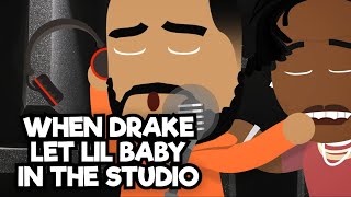 When Drake let Lil Baby in the studio  ft Drake x Lil Baby Wants and Needs [upl. by Crain]