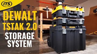 NEW  Dewalt TSTAK 20 Stackable Tool Storage  First Look [upl. by Older]