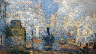 Painting modern life Monets Gare SaintLazare [upl. by Whitehouse]