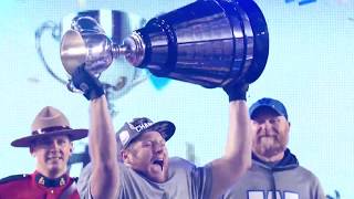 Winnipeg Blue Bombers lift the Grey Cup  CFL [upl. by Gerstein]