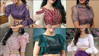 Lehenga blouse designs sleeves design baju design [upl. by Ahseenyt435]