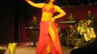 Aziza Egyptian Belly dancer in Cairo Balady and tabla solo Semiramis Hotel Cairo [upl. by Coltun]