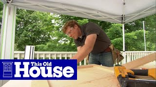 How To Cut Down A Split Level Kitchen Counter top  THE HANDYMAN [upl. by Zakarias]