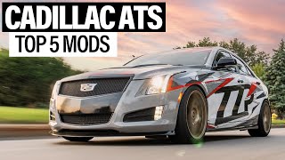 Cadillac ATS 20 Top 5 Mods  ZZPerformance [upl. by Aerdnek]