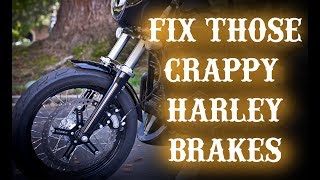 Harley Brakes Suck Heres how to fix them [upl. by Haneeja208]