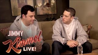 Briefcase Joe Eminem Teaches Jimmy Kimmel to Rap [upl. by Takara]