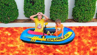 The Floor is lava and more kids videos with animation Vlad and Niki [upl. by Giorgia788]