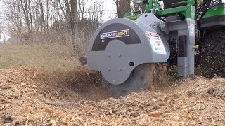 New Stump Grinder Low Cost Lets Try It [upl. by Nnaed]