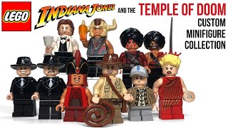 LEGO Indiana Jones TEMPLE OF DOOM Custom Minifigure Showcase [upl. by Milewski120]