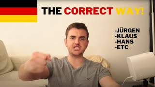 How to pronounce German Names [upl. by Casteel]