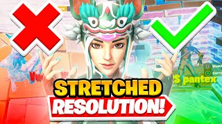 The BEST Stretched Resolution To Use in Fortnite Season 5 FPS BOOST RES  Fortnite Tips amp Tricks [upl. by Emanuel]