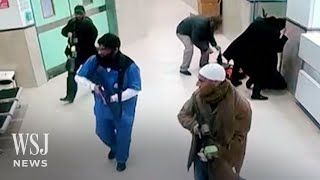 Watch Disguised Israeli Forces Storm West Bank Hospital  WSJ News [upl. by North242]