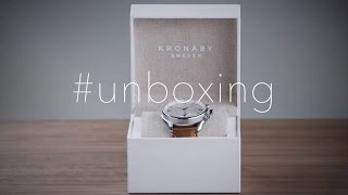 Kronaby hybridsmartwatch unboxing [upl. by Maise]