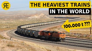 Top 10 Heaviest Trains Worldwide Explained [upl. by Grethel]