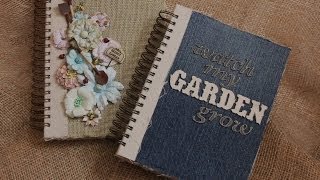 Garden JournalScrapbook Tutorial [upl. by Lotti293]