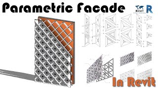 Parametric Facade with Section Details in Revit  How To [upl. by Inihor]