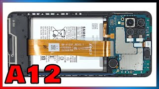 Samsung Galaxy A12 Disassembly Teardown Repair Video Review [upl. by Randal]