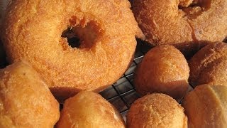 OLD FASHIONED CAKE DOUGHNUTS  How to make CAKE DONUTS Recipe [upl. by Arraeis4]