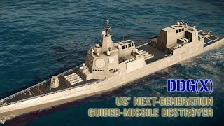 US NextGen GuidedMissile Destroyer [upl. by Aridni]