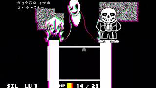 undertale Pacifist route Gaster battle undertale fangame [upl. by Marlene]