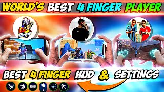 Worlds Best 4 Finger Claw Players  4 finger claw best control  4 Finger best custom hud settings [upl. by Jerrilyn764]