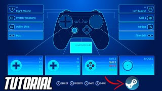 How To Use A Controller On ANY STEAM PC Game Tutorial Xbox PS4 Steam Controller [upl. by Elbon]