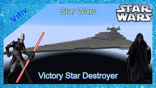 Star Wars VictoryClass Star Destroyer in Minecraft  Tutorial [upl. by Jeanne384]