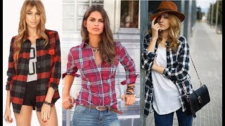 Flannel Outfit Ideas For Women [upl. by Atnovart421]